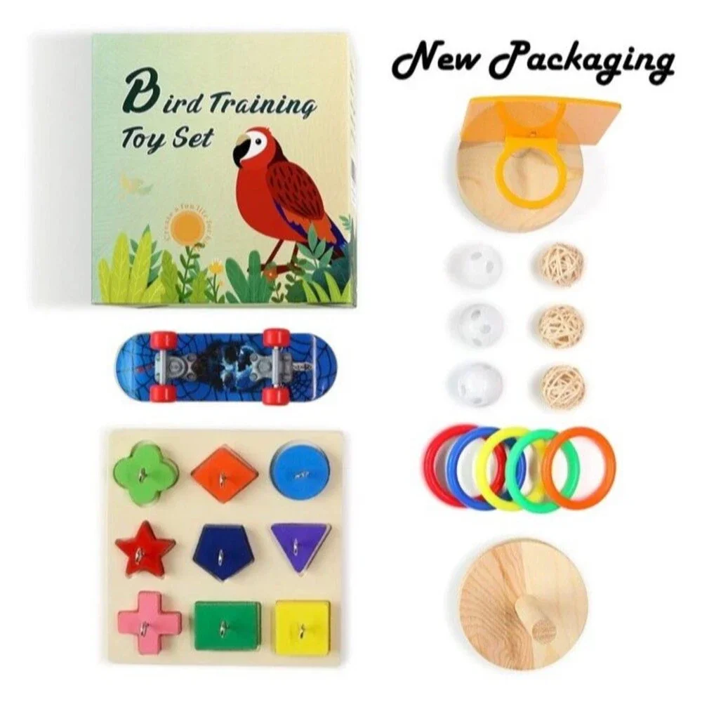 Bird Toys For Parakeets, 5pcs Parrot Toys Set
